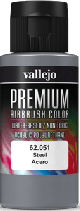 Vallejo Premium: Steel (Polyu.) (60ml)