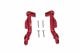 ALUMINUM REAR BODY POST FIXED MOUNT -6PC SET red