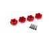 koop Wieldrager aluminium rood (4) by Traxxas for only € 24,95 in TRX 8500 tot 8999 at Bliek Modelbouw, Bliek Modelbouw. Beschikbaar