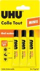 UHU - Extra - 3x 7 g - All Purpose Adhesive Gel