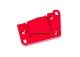 engine plate aluminum red