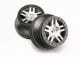 koop SCT 2.2/3.0 spaakvelgen mat chroom/zwart (2) by Traxxas for only € 9,95 in TRX 6500 tot 6999 at Bliek Modelbouw, Bliek Modelbouw. Beschikbaar