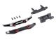 Bumper aluminium zwart v&h