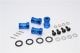 ALLOY HEX ADAPTOR(+15mm)-4PCS SET   +KT blue