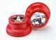 koop SCT 2.2/3.0 velgen chroom/rood (2) by Traxxas for only € 12,58 in TRX 5750 tot 5999 at Bliek Modelbouw, Bliek Modelbouw. Beschikbaar