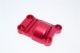 ALUMINIUM REAR GEAR COVER - 1PC red