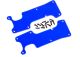 koop Draagarmkap blauw achter l/r met schroeven by Traxxas for only € 5,95 in TRX 9000 tot 9999 at Bliek Modelbouw, Bliek Modelbouw. Beschikbaar