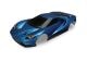 Ford GT blauwe carrosserie met sticker