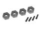koop Stuurwiel 6061-T6 aluminium 12mm antracietgrijs (4) by Traxxas for only € 25,35 in TRX 8000 tot 8499 at Bliek Modelbouw, Bliek Modelbouw. Beschikbaar