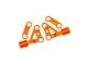 Wishbone 6061-T6 aluminium voorblad l/r oranje