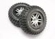 BFGoodrich T/A KM2 banden op velgen satijn/zwart voorzijde (2)