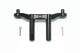 ALUMINUM REAR BODY MOUNT & POST -3PC SET black