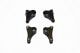 ALLOY FRONT+REAR ROCKER ARM - 4PCS SET black