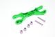 ALUMINIUM STEERING BELLCRANK SUPPORT - 1PC green