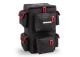 RC rugzak zwart/rood, 58,5x30x30 cm