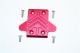 ALUMINUM FRONT CHASSIS PROTECTION PLATE -5PC SET red