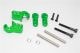 ALUMINIUM REAR ADJUSTABLE SHOCK MOUNT - 1SET green