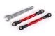 koop Toespoorstang 7075-T6 aluminium rood 75mm voor l/r by Traxxas for only € 36,95 in TRX 2000 tot 2699, Ophanging, Ophanging / koppelingen, Turnbuckles & Threaded Rods at Bliek Modelbouw, Bliek Modelbouw. Beschikbaar
