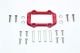 ALUMINUM SERVO MOUNT -21PC SET red