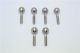 STAINLESS STEEL PILLOW BALL FOR REAR KNUCKLE ARMS- 6PC SET