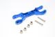 ALUMINIUM STEERING BELLCRANK SUPPORT - 1PC blue