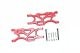 ALUMINUM REAR LOWER ARMS -18PC SET red