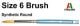 6 BRUSH SYNTHETIC ROUND