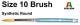 10 BRUSH SYNTHETIC ROUND