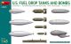 MiniArt 1/48 U.S. FUEL DROP TANKS AND BOMBS