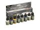 Model Color - Modern Airliner (8x 18ml) Revell model kit-water-based colour