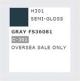 AQUEOUS HOB. COL. 10 ML GRAY FS 36081
