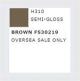 AQUEOUS HOB. COL. 10 ML BROWN FS 30219