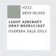 AQUEOUS HOB. COL. 10 ML L. AIRCR. GRAY BS381C/627