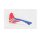 koop Red vertical fin with decal by Horizon for only € 2,99 in Horizon Blade at Bliek Modelbouw, Bliek Modelbouw. Beschikbaar