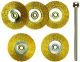 koop SCHIJFBORSTELS MESSING Ø 22 MM, 5 ST. + HOUDER by PROXXON for only € 8,49 in Op Merk, PROXXON at Bliek Modelbouw, Bliek Modelbouw. Beschikbaar