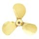 BRASS PROPELLER 20-R-3BL-M2